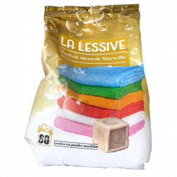 Lessive en poudre au savon de Marseille