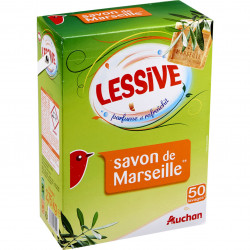 Lessive en poudre au savon de Marseille