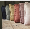 Coussin 100 % naturel - brodé